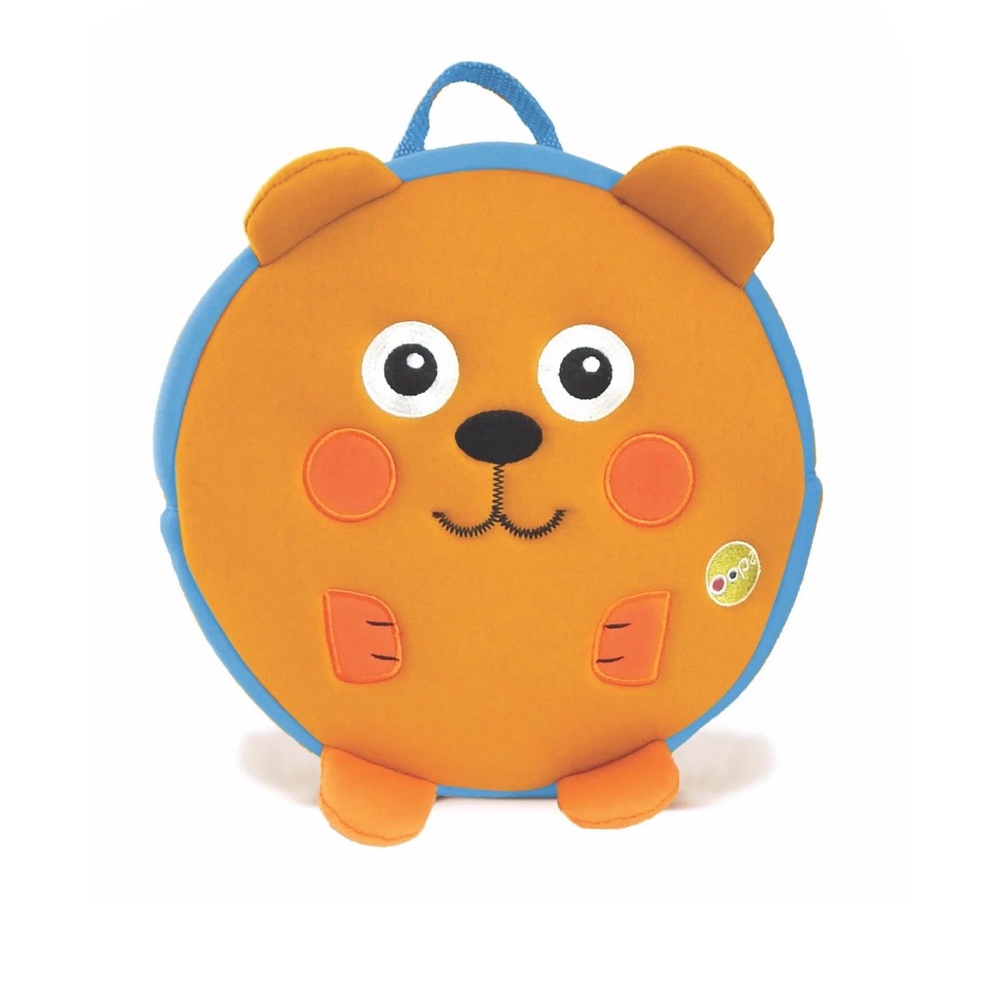OOPS Soft Round Pappy Backpack🎒Bag for Children 👦🏻👧🏻  Bear 🐻 Character
